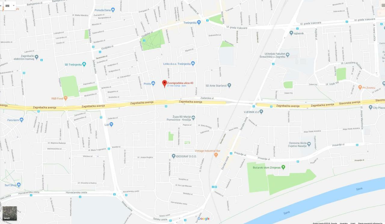 Studio Apartman Tresnjevka Zagrzeb Zewnętrze zdjęcie